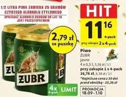 Intermarche Piwo Żubr 1768 oferta