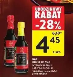Intermarche Sos sojowy ciemny House Of Asia oferta