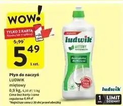 Intermarche Płyn do mycia naczyń miętowy Ludwik oferta