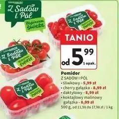 Intermarche Pomidory malinowe koktajlowe Z Sadów I Pól oferta