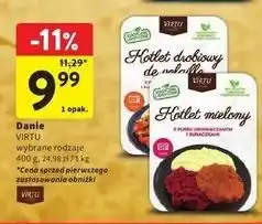 Intermarche Kotlet drobiowy de volaille z puree ziemniaczanym i marchewką groszkiem Virtu oferta