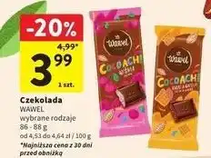 Intermarche Czekolada wafelki & kakao Wawel Cocoach! oferta