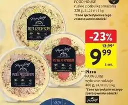 Intermarche Pizza prosciutto cotto Papa Luigi oferta