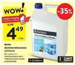 Intermarche Woda demineralizowana Domedia oferta