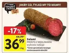 Intermarche Salami Prosto Z Wędliniarni oferta