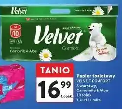 Intermarche Papier toaletowy rumianek i aloes Velvet oferta
