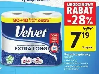 Intermarche Ręcznik papierowy Velvet Extra Long oferta