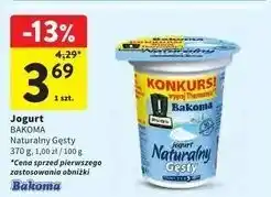 Intermarche Jogurt naturalny gęsty Bakoma Naturalny oferta