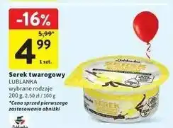 Intermarche Serek twarogowy waniliowy Lublanka oferta