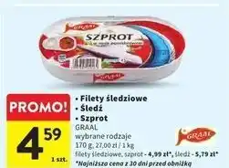Intermarche Szprot w sosie pomidorowym Graal oferta