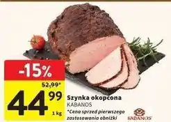 Intermarche Szynka okopcona Kabanos oferta