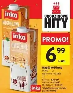 Intermarche Napój migdałowy Inka Migdałowe oferta