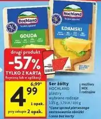 Intermarche Ser edamski plastry Hochland oferta