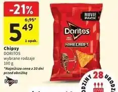 Intermarche Chipsy kukurydziane minecraft movie o smaku hot corn Doritos oferta