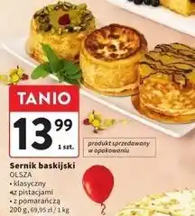 Intermarche Sernik baskijski Cukiernia Olsza oferta