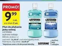 Intermarche Płyn do płukania ust Listerine Fresh Burst oferta