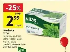 Intermarche Herbata mięta strong Vitax Zioła oferta