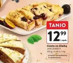 Intermarche Ciasto ze śliwkami Janczewscy oferta