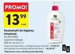 Intermarche Płyn do higieny intymnej advanced med Aa Intymna oferta