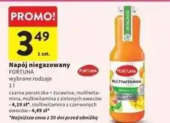 Intermarche Napój multiwitamina z czerwonych owoców Fortuna oferta