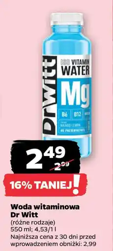 Netto Woda witaminowa Dr Witt oferta
