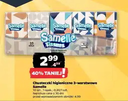 Netto Chusteczki higieniczne 3-warstwowe Samelle oferta