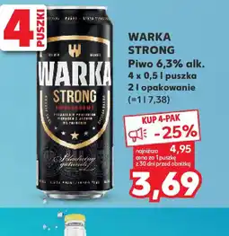 Kaufland Piwo Warka Strong oferta