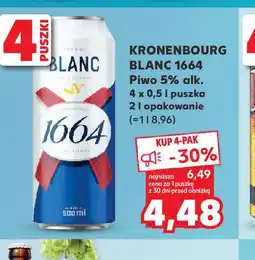 Kaufland Kronenbourg Blanc 1664 oferta