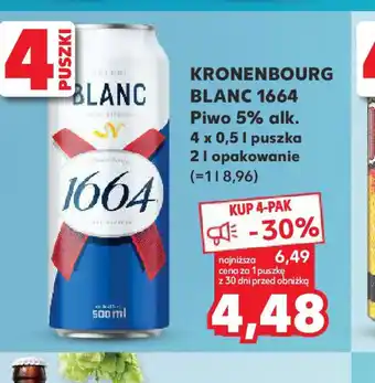 Kaufland Kronenbourg Blanc 1664 oferta
