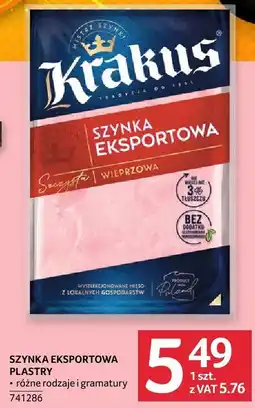 Selgros Szynka eksportowa Krakus oferta