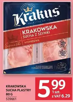 Selgros Krakowska sucha plastry Krakus oferta