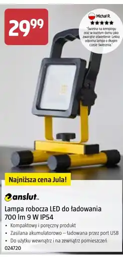 Jula Lampa robocza Anslut oferta