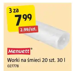 Jula Worki na śmieci Menuett oferta