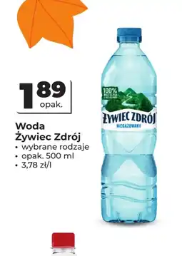 Odido Woda Żywiec zdrój oferta