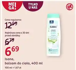 Rossmann Balsam do ciała Isana oferta