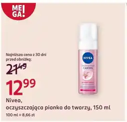 Rossmann Pianka oczyszczająca do twarzy Nivea oferta