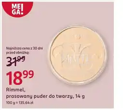 Rossmann Puder do twarzy Rimmel oferta