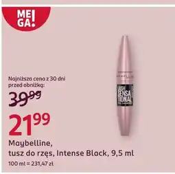 Rossmann Tusz do rzęs Maybelline oferta