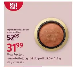 Rossmann Róż do policzków Max Factor oferta