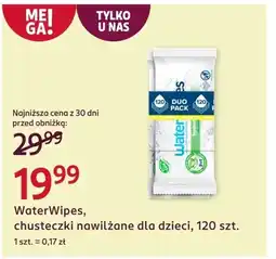 Rossmann Chusteczki nawilżane WaterWipes oferta