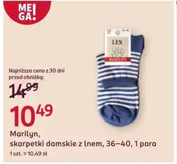 Rossmann Skarpetki damskie Marilyn oferta