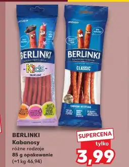 Kaufland Kabanosy Berlinki oferta