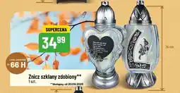 Polomarket Znicz szklany zdobiony oferta