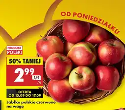 Biedronka Jabłko polskie czerwone na wagę oferta
