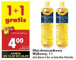 Biedronka Olej słonecznikowy Wyborny oferta