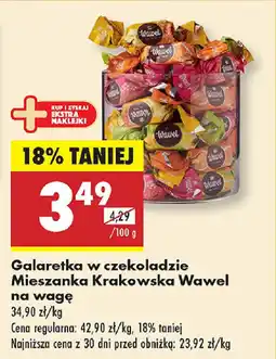 Biedronka Galaretka w czekoladzie Mieszanka Krakowska Wawel oferta