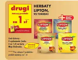 Biedronka Herbaty lipton oferta
