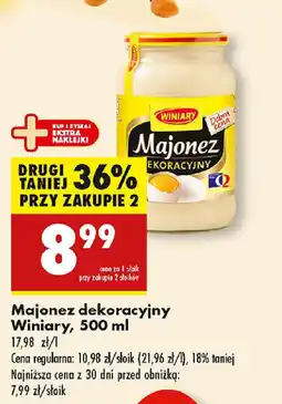 Biedronka Majonez dekoracyjny Winiary oferta