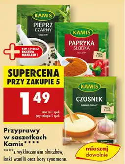 Biedronka Przyprawy w saszetkach Kamis oferta