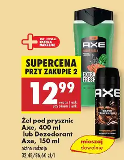 Biedronka Żel pod prysznic / Dezodorant Axe oferta